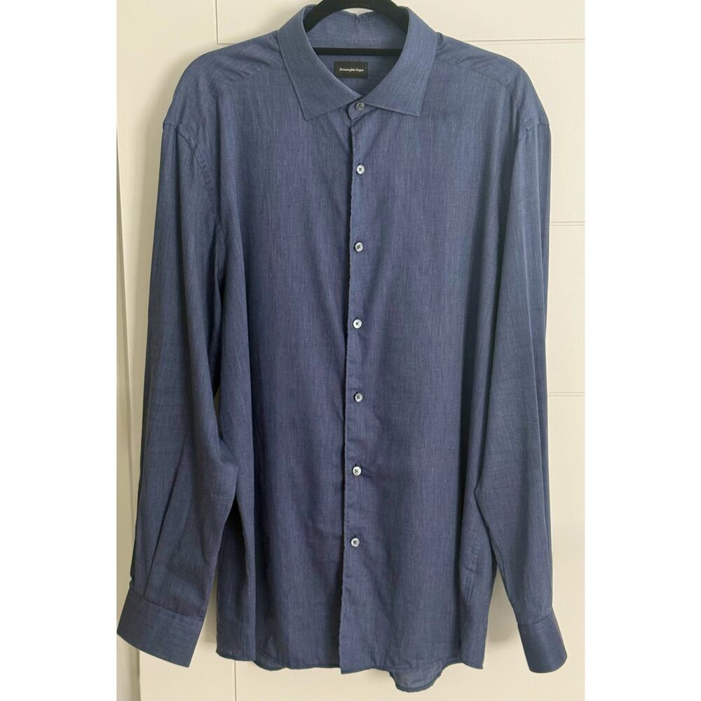 Ermenegildo Zegna Button Down Men's Shirt Size XL